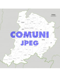 Mappa dei comuni della provincia di Bologna jpg