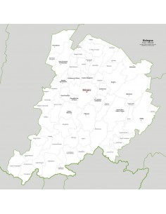 Mappa dei comuni della provincia di Bologna jpg 2