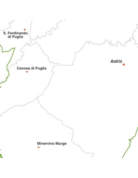 Mappa dei comuni della provincia di Barletta jpg