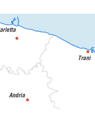 Mappa dei comuni della provincia di Barletta jpg