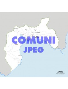 Mappa dei comuni della provincia di Cagliari jpg