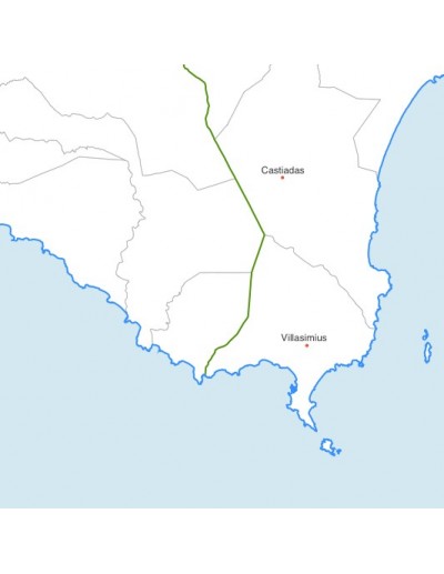Mappa dei comuni della provincia di Cagliari jpg