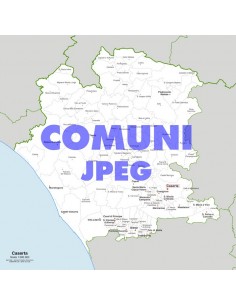 Mappa dei comuni della provincia di Caserta jpg