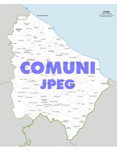 Mappa dei comuni della provincia di Chieti jpg