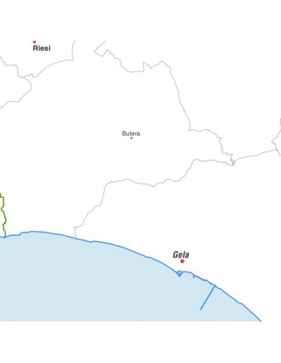 Mappa dei comuni della provincia di...