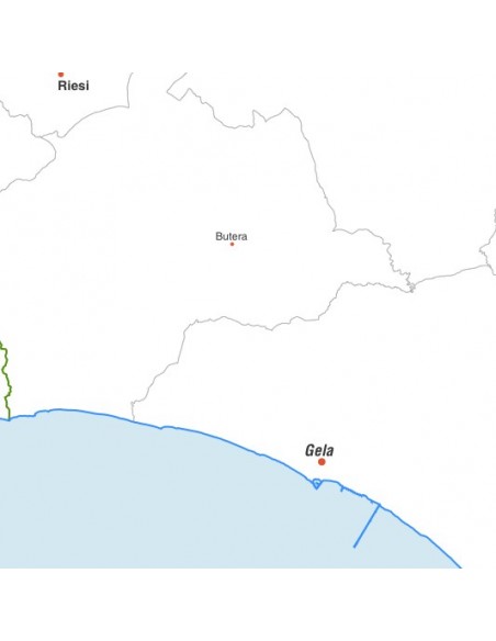 Mappa dei comuni della provincia di Caltanissetta jpg