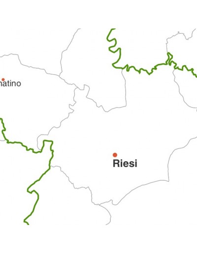 Mappa dei comuni della provincia di...