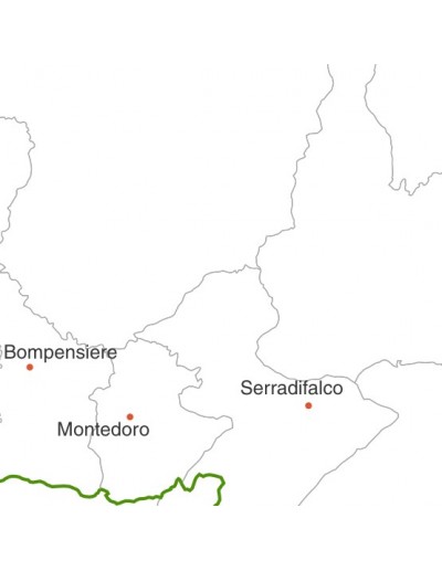 Mappa dei comuni della provincia di...
