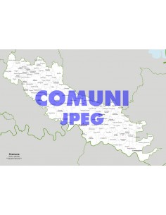 Mappa dei comuni della provincia di Cremona jpg