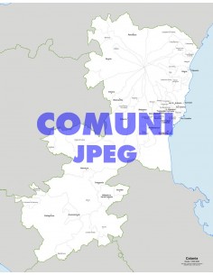 Mappa dei comuni della provincia di Catania jpg