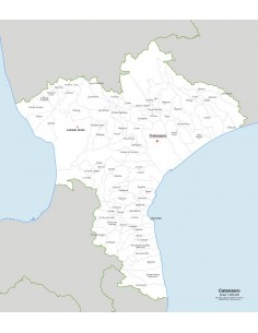 Mappa dei comuni della provincia di Catanzaro jpg 2