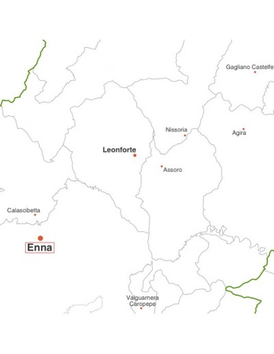 Mappa dei comuni della provincia di Enna jpg