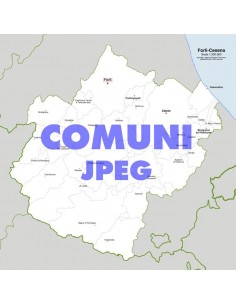 Mappa dei comuni della provincia di Forlì-Cesena jpg