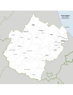 Mappa dei comuni della provincia di Forlì-Cesena jpg 2