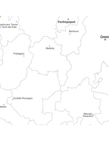 Mappa dei comuni della provincia di Forlì-Cesena jpg