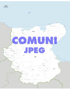 Mappa dei comuni della provincia di Foggia jpg
