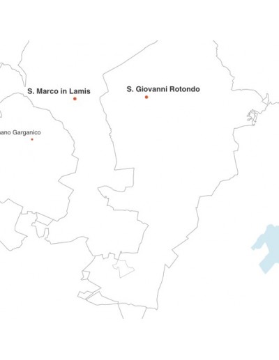 Mappa dei comuni della provincia di Foggia jpg