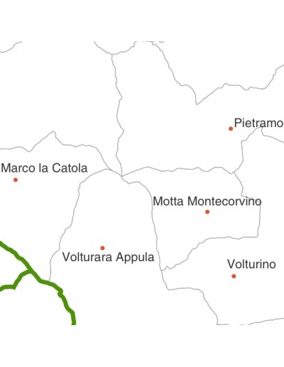 Mappa dei comuni della provincia di Foggia jpg