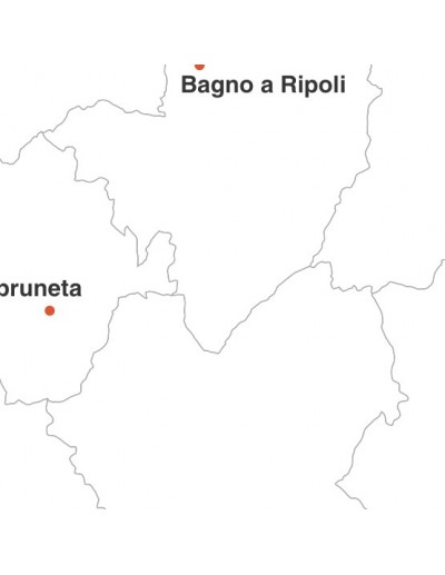 Mappa dei comuni della provincia di Firenze jpg