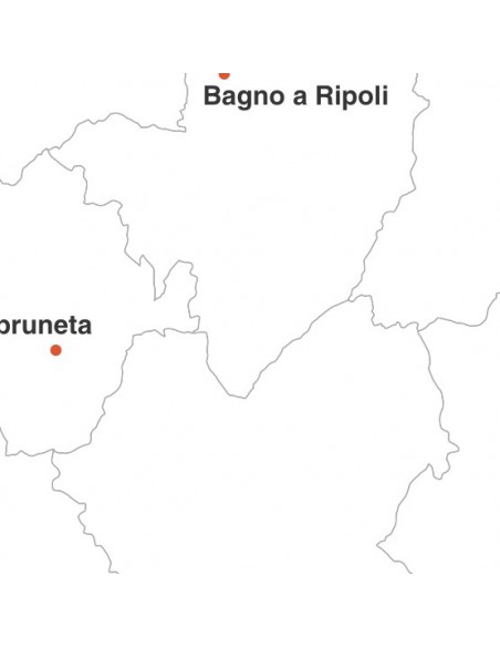 Mappa dei comuni della provincia di Firenze jpg