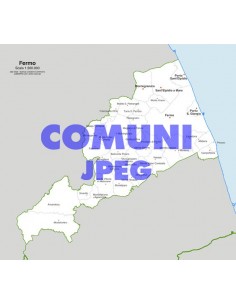 Mappa dei comuni della provincia di Fermo jpg