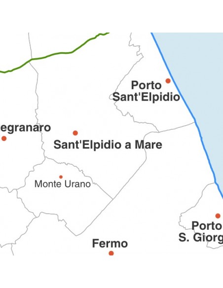 Mappa dei comuni della provincia di Fermo jpg
