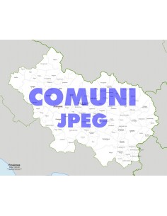 Mappa dei comuni della provincia di Frosinone jpg
