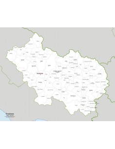 Mappa dei comuni della provincia di Frosinone jpg 2