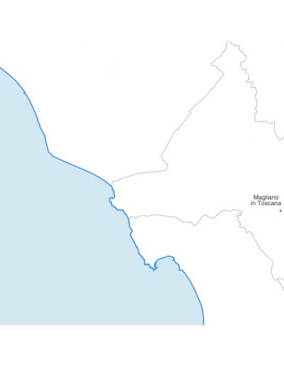 Mappa dei comuni della provincia di Grosseto jpg