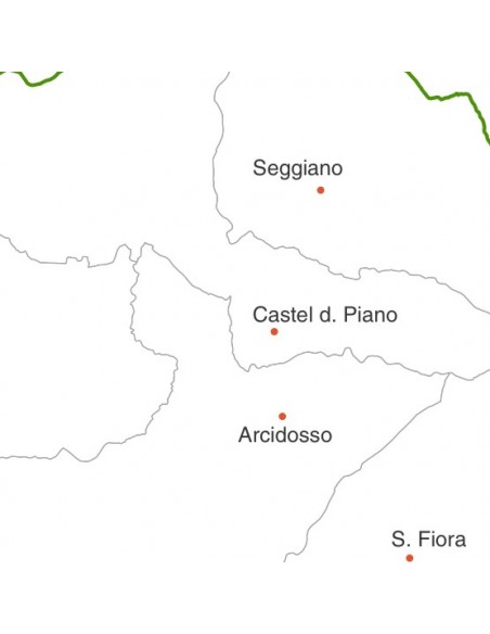 Mappa dei comuni della provincia di Grosseto jpg