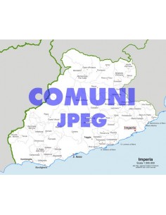 Mappa dei comuni della provincia di Imperia jpg