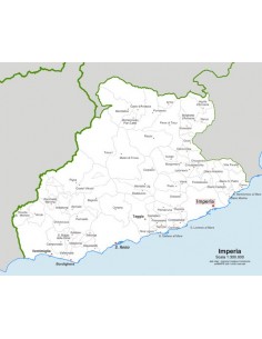 Mappa dei comuni della provincia di Imperia jpg 2