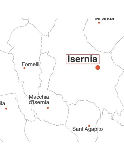 Mappa dei comuni della provincia di Isernia jpg