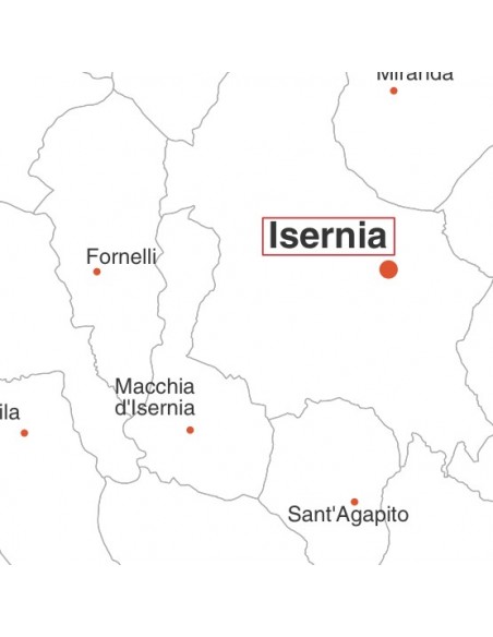 Mappa dei comuni della provincia di Isernia jpg
