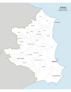 Mappa dei comuni della provincia di Crotone jpg 2