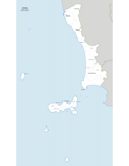 Mappa dei comuni della provincia di Livorno jpg