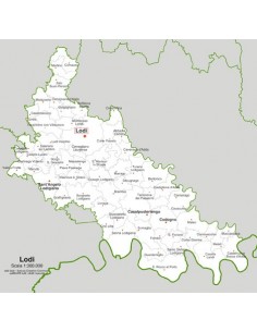 Mappa dei comuni della provincia di Lodi jpg 2