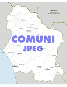 Mappa dei comuni della provincia di Lucca jpg