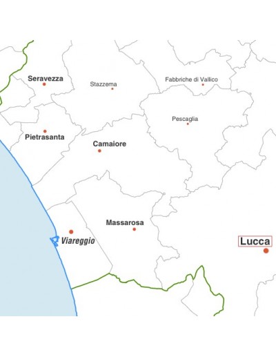 Mappa dei comuni della provincia di Lucca jpg
