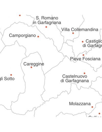 Mappa dei comuni della provincia di Lucca jpg