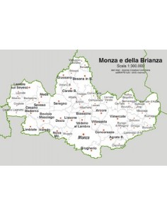 Mappa dei comuni della provincia di Monza e Brianza jpg 2