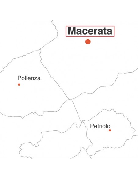 Mappa dei comuni della provincia di Macerata jpg