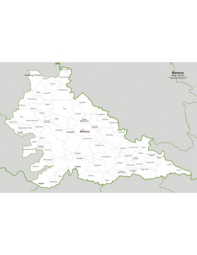 Mappa dei comuni della provincia di Mantova jpg