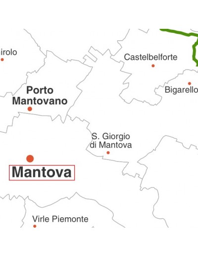 Mappa dei comuni della provincia di Mantova jpg