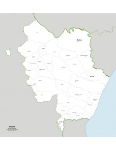 Mappa dei comuni della provincia di Matera jpg 2