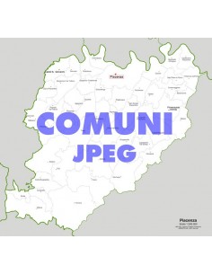 Mappa dei comuni della provincia di Piacenza jpg