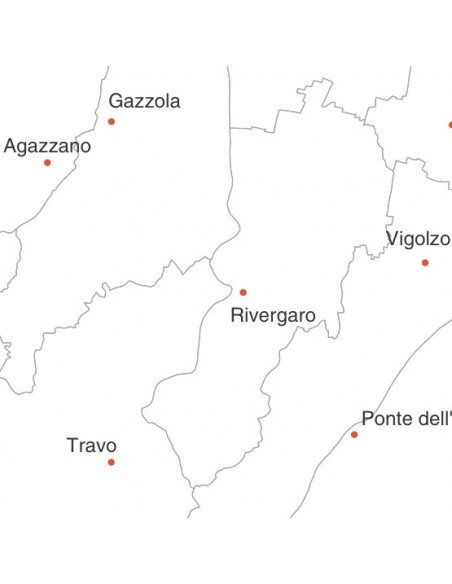 Mappa dei comuni della provincia di Piacenza jpg