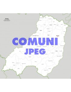 Mappa dei comuni della provincia di Parma jpg