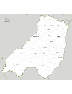 Mappa dei comuni della provincia di Parma jpg 2