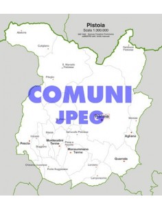 Mappa dei comuni della provincia di Pistoia jpg